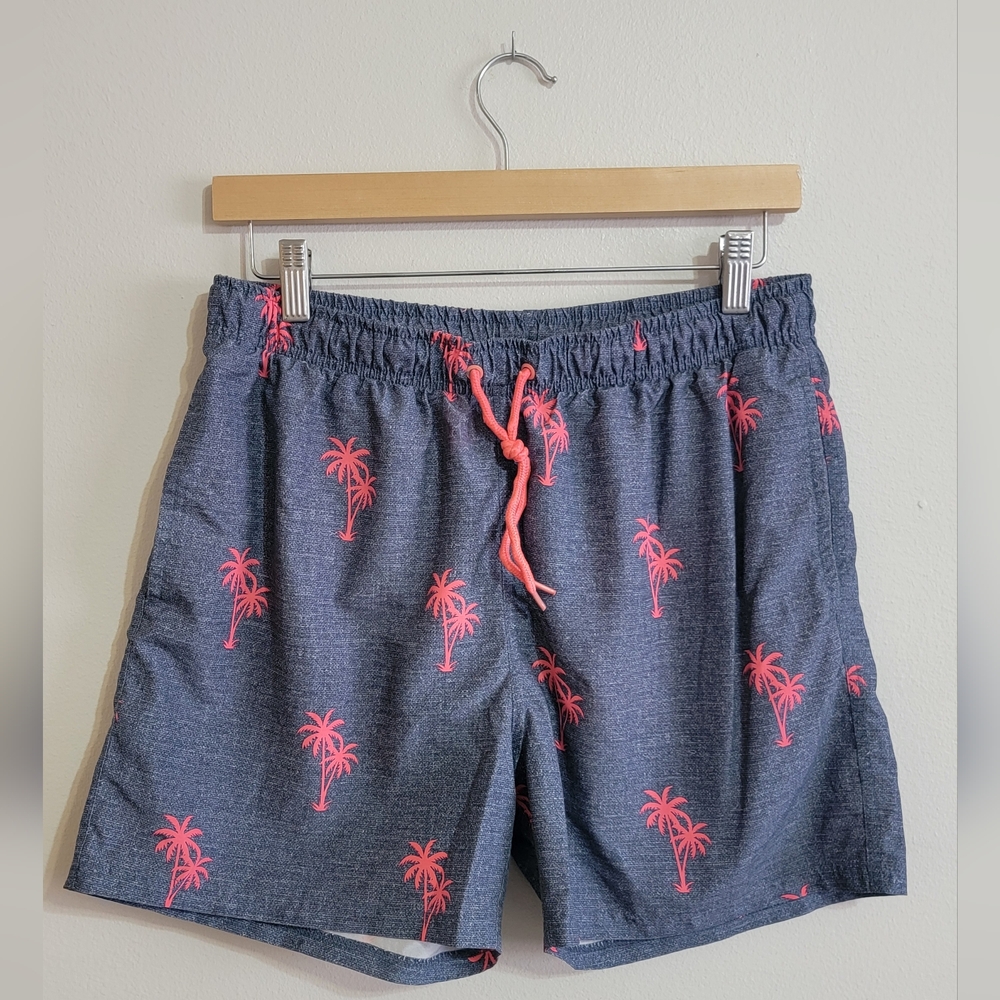 Men's Pink Palm Tree Shorts